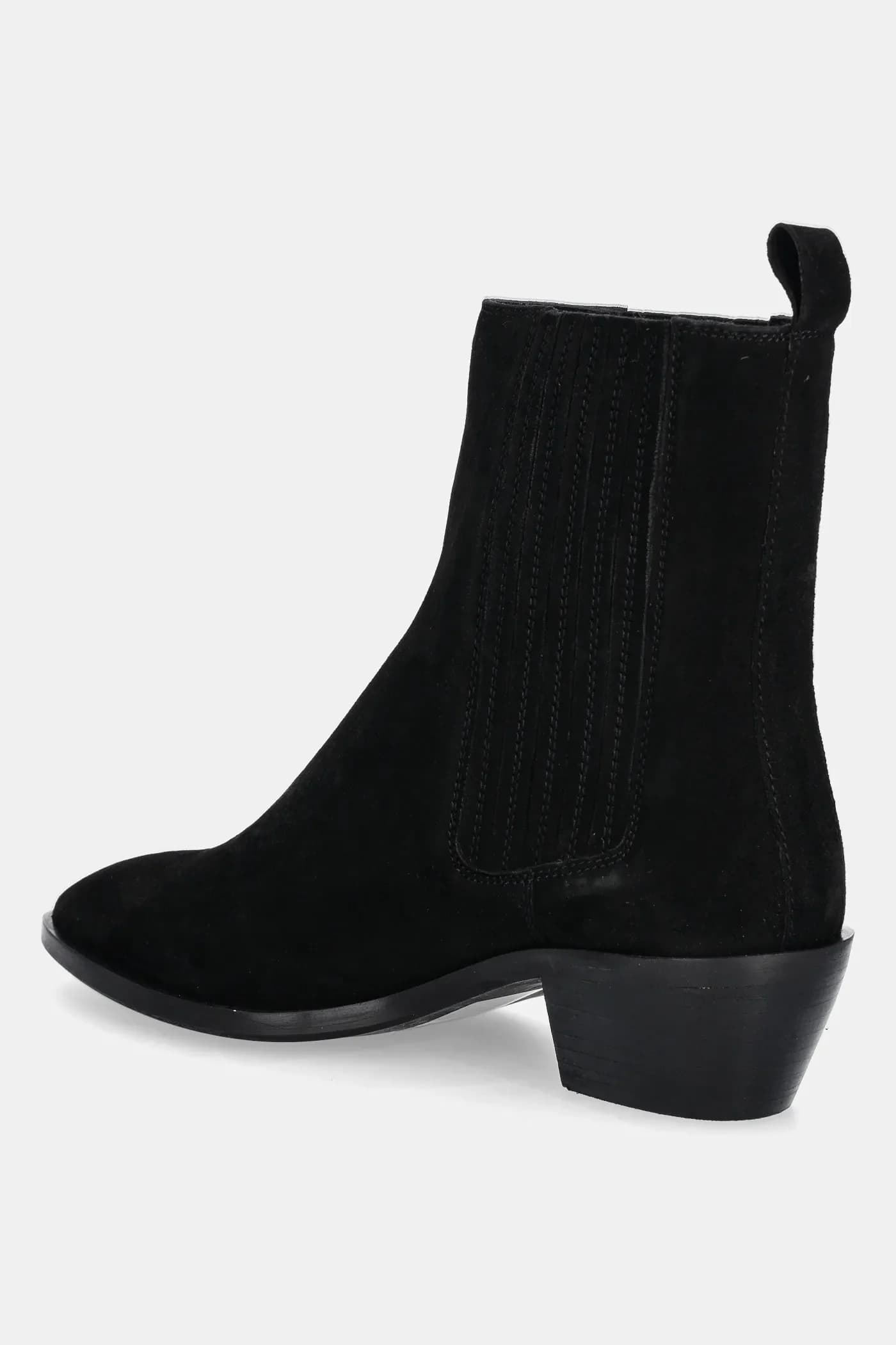 Замшевые ботильоны - фото 4