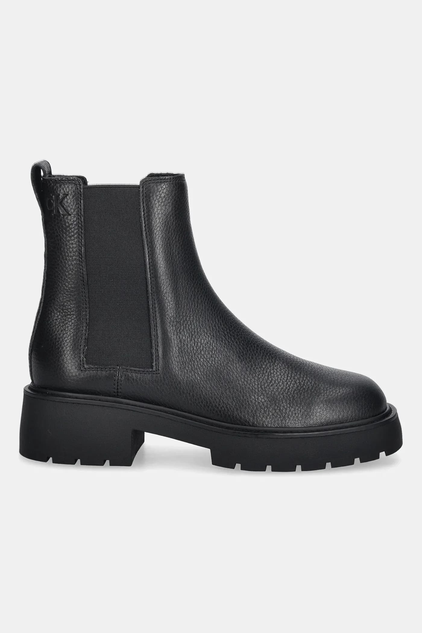 CHUNKY CHELSEA BOOT LTH кожаные ботинки челси - фото 2