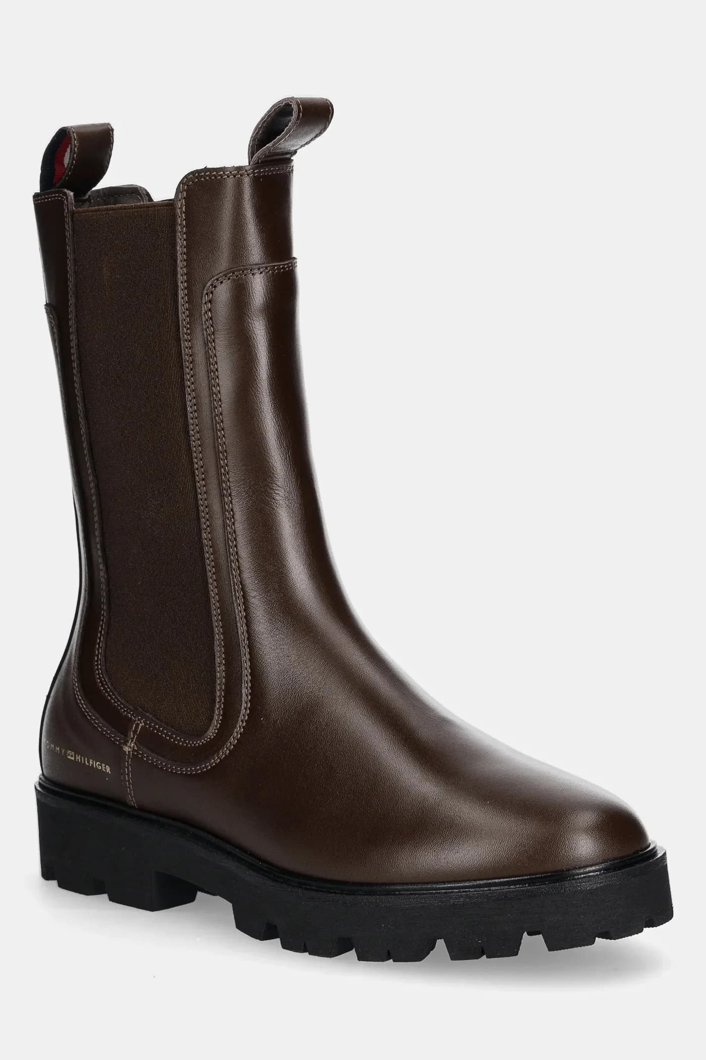 Кожаные ботинки челси TH LTHR MID CHELSEA