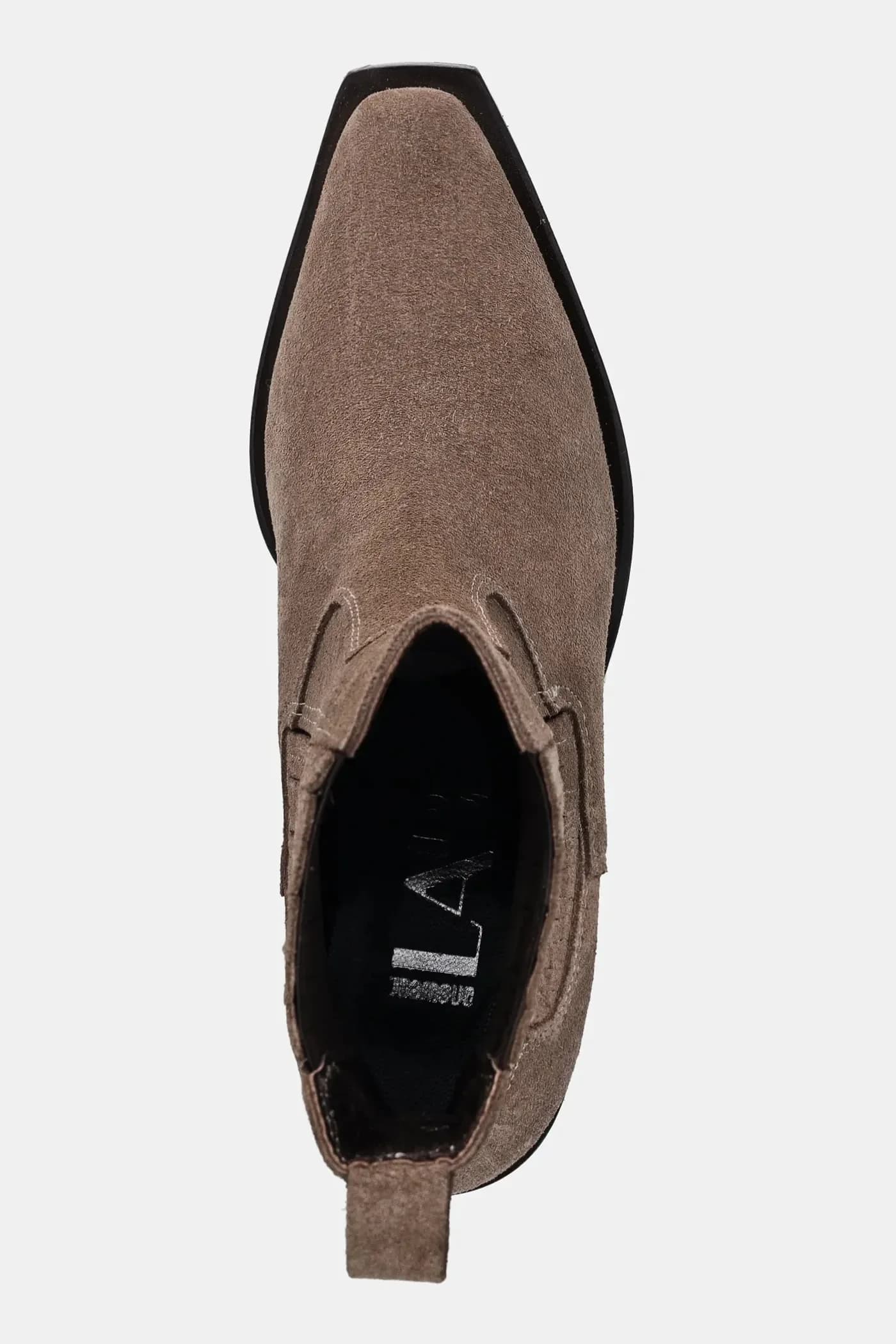 Замшевые ботинки челси - фото 5