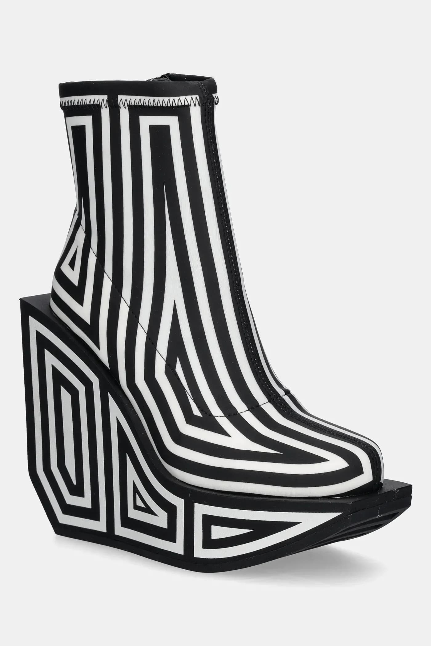 Кожаные ботильоны Wa Bootie Hi