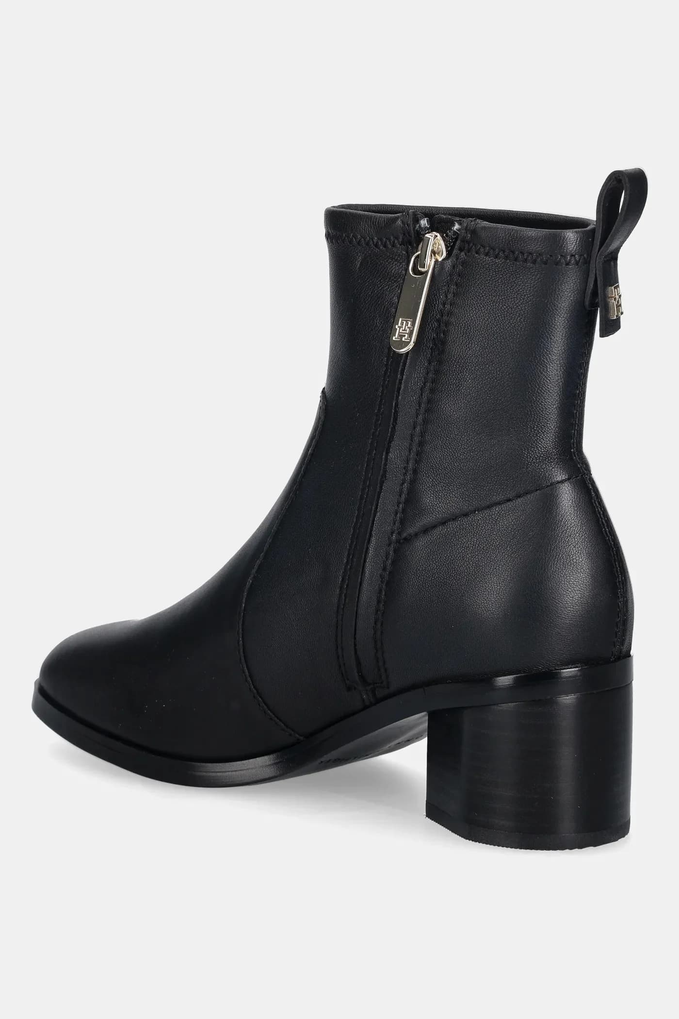 Кожаные ботинки TH STRETCH LEATHER BOOTIE - фото 3