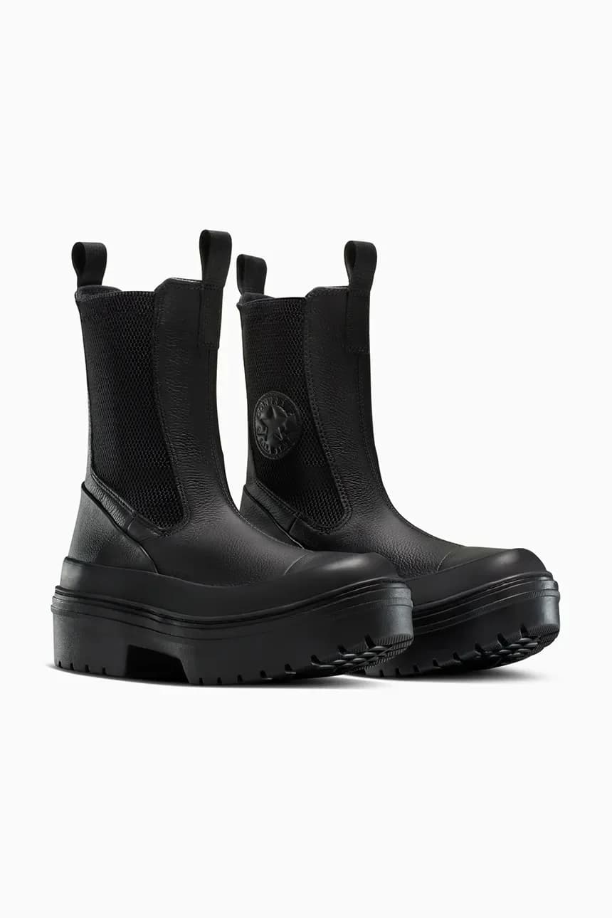 Ботинки челси из натуральной кожи Chuck Taylor All Star с выступом на каблуке - фото 2