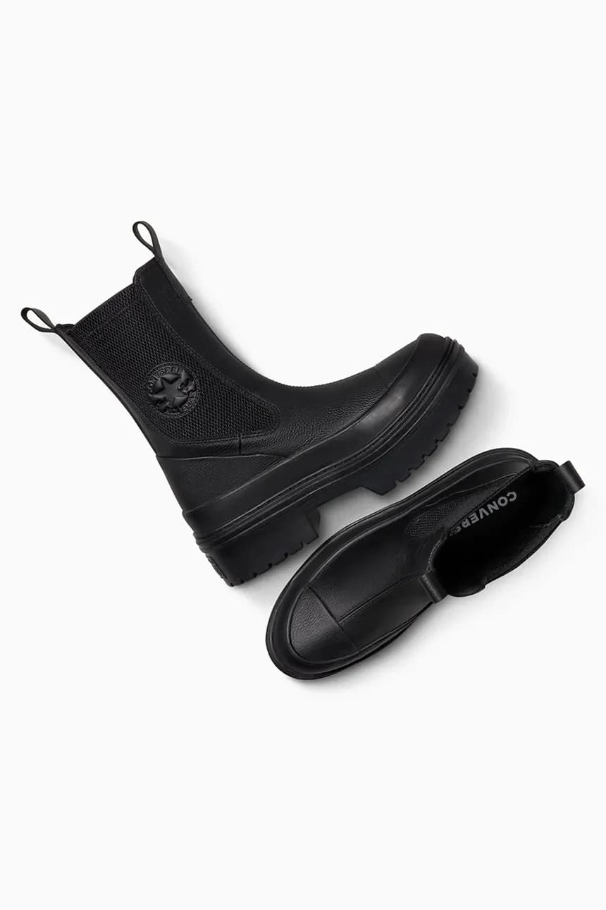 Ботинки челси из натуральной кожи Chuck Taylor All Star с выступом на каблуке - фото 8