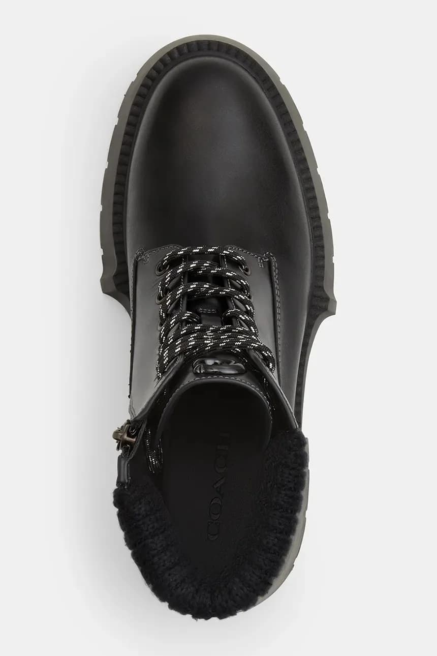 Кожаные ботильоны Leah на платформе - фото 5