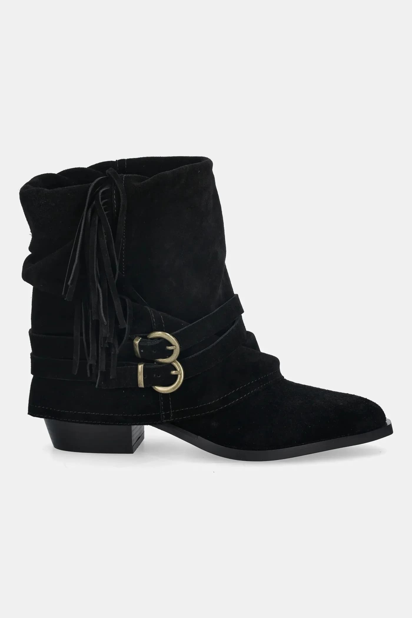 Замшевые ботильоны - фото 3