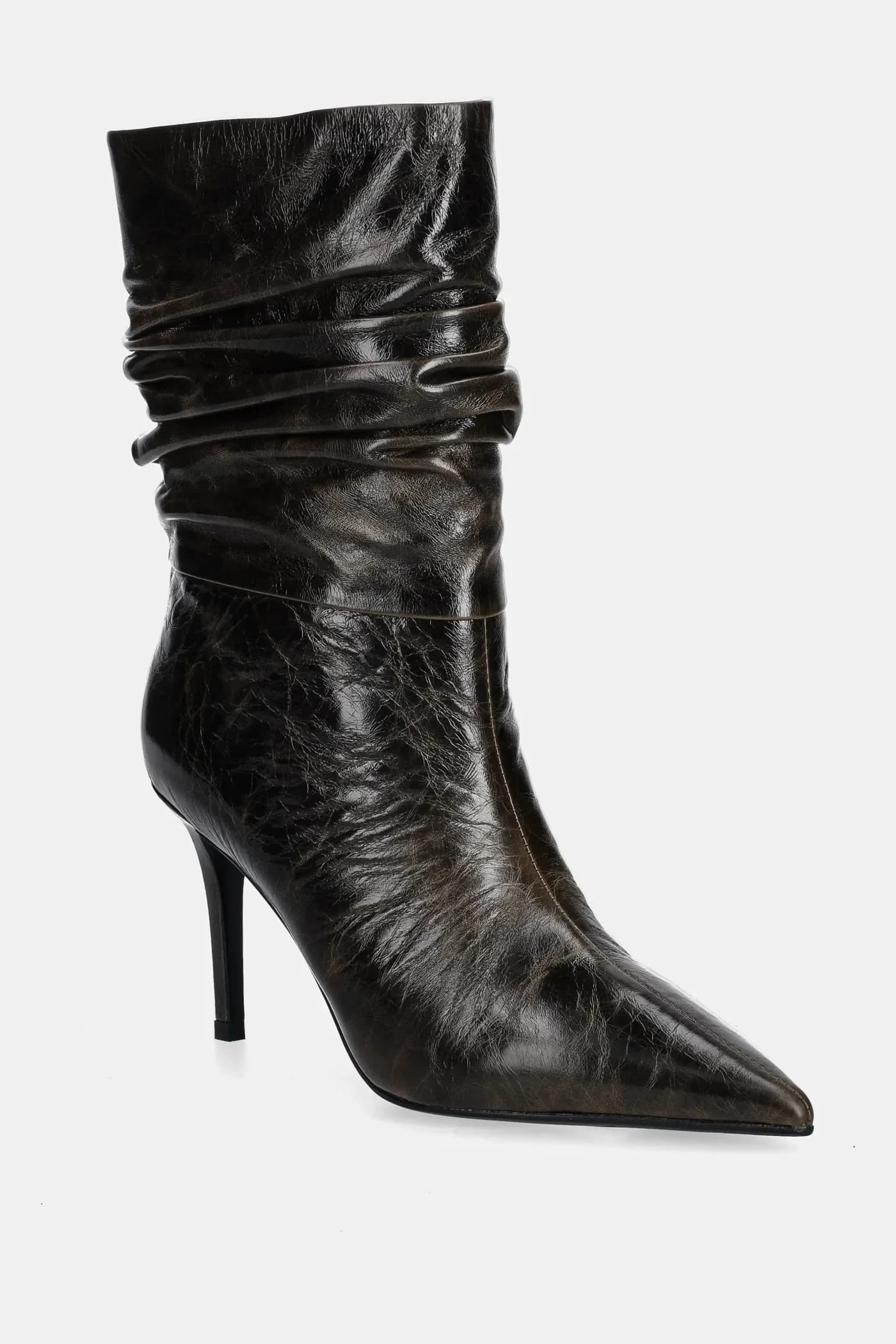 Кожаные ботильоны - фото 2