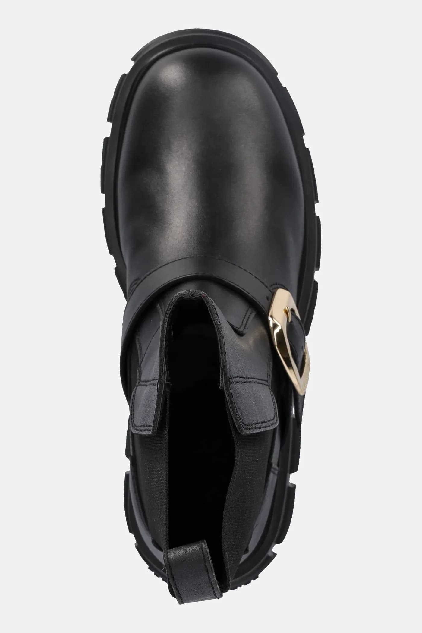 Кожаные ботинки челси - фото 4