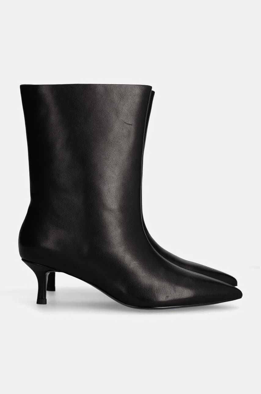 Кожаные ботильоны - фото 3