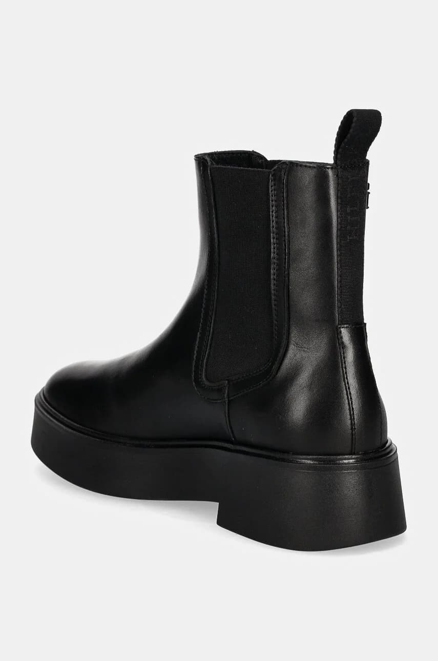 MINIMAL LEATHER CHELSEA LOGOTAPE кожаные ботильоны - фото 3
