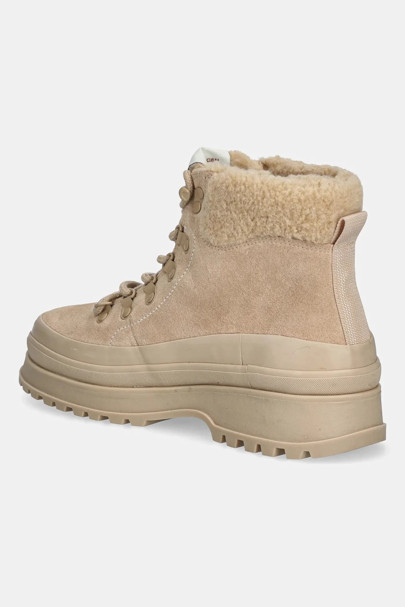 Зимняя замшевая сумка-мешочек - фото 3