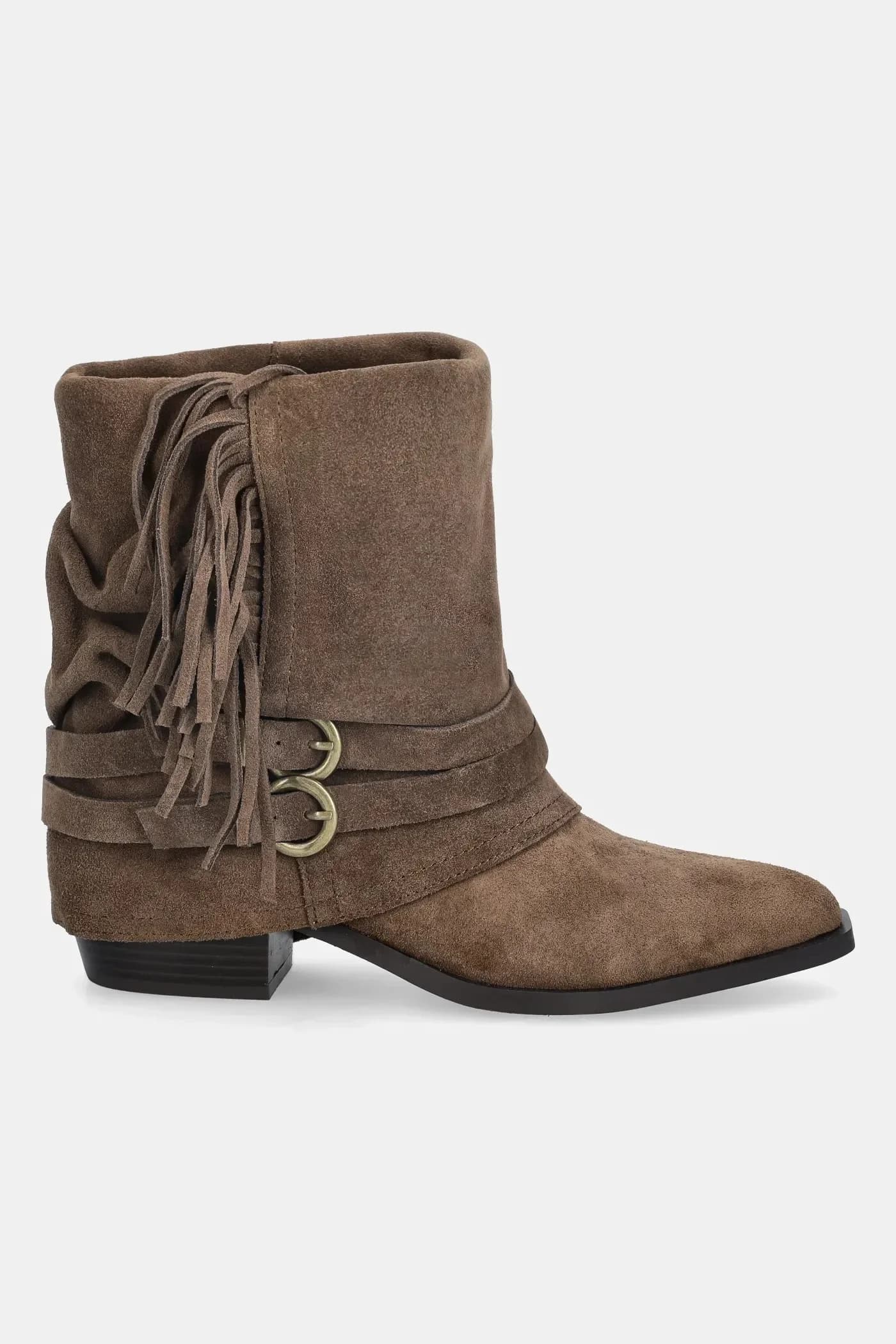 Замшевые ботильоны - фото 3