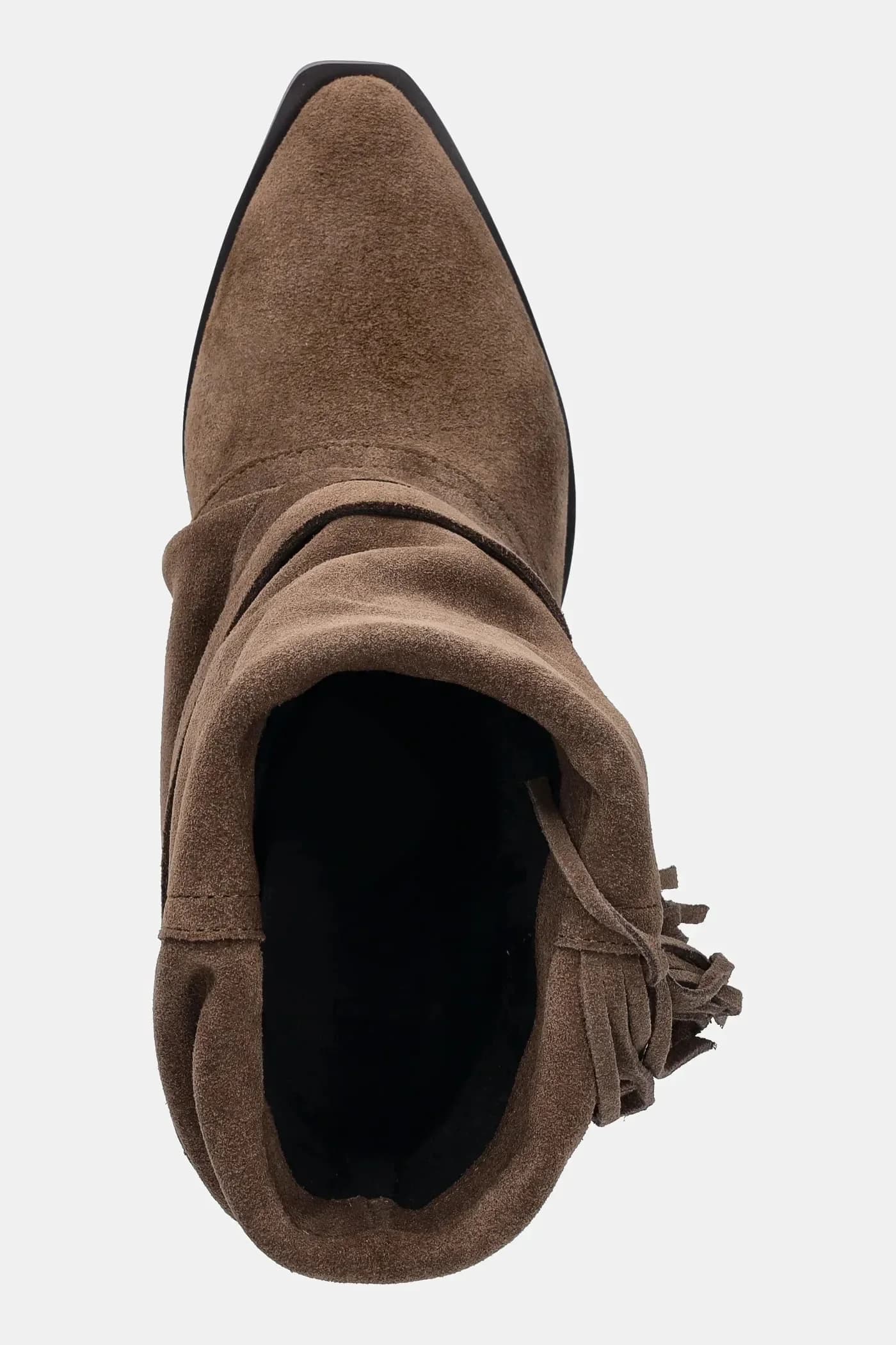 Замшевые ботильоны - фото 5