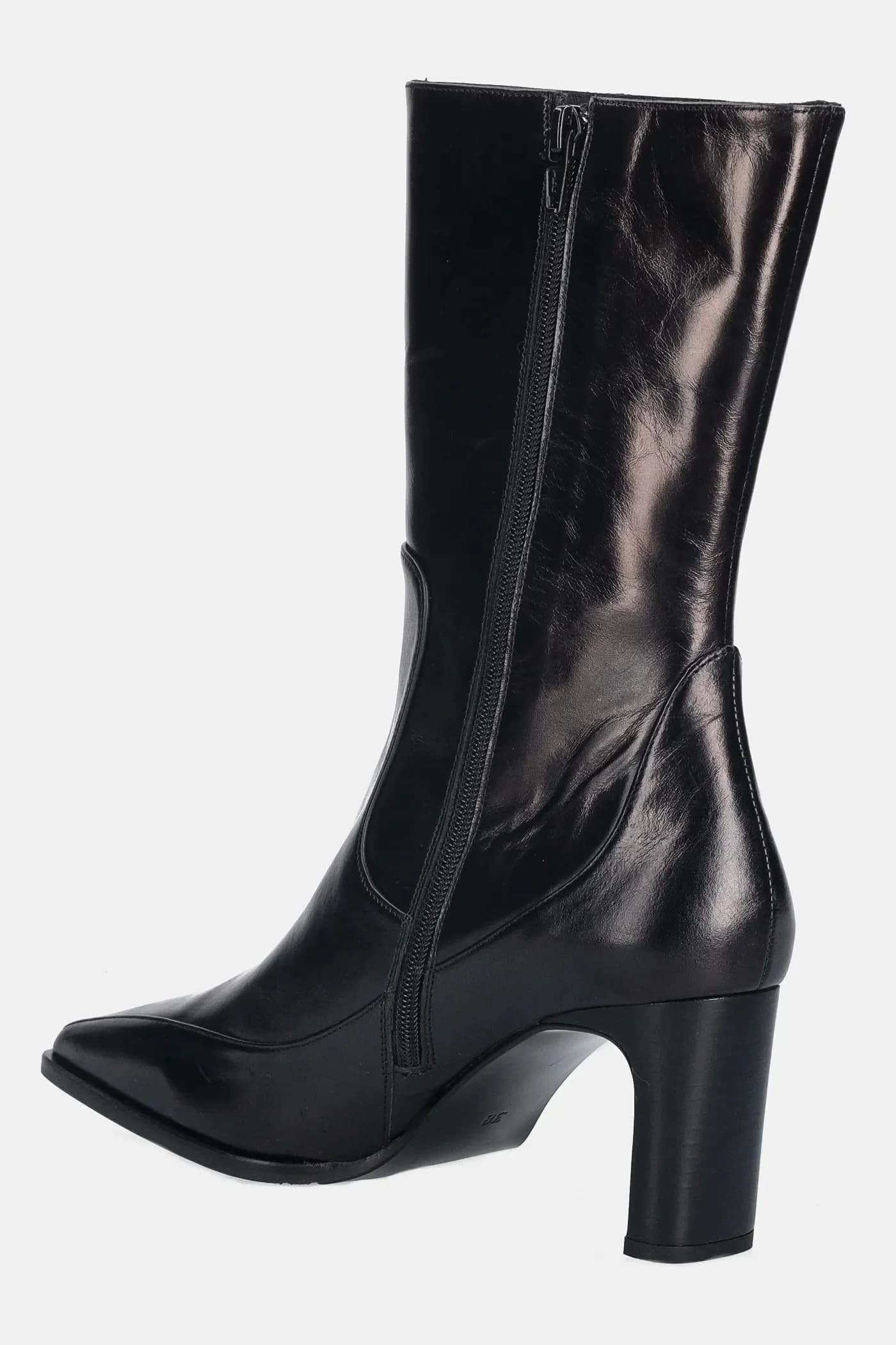 Кожаные ботильоны - фото 3