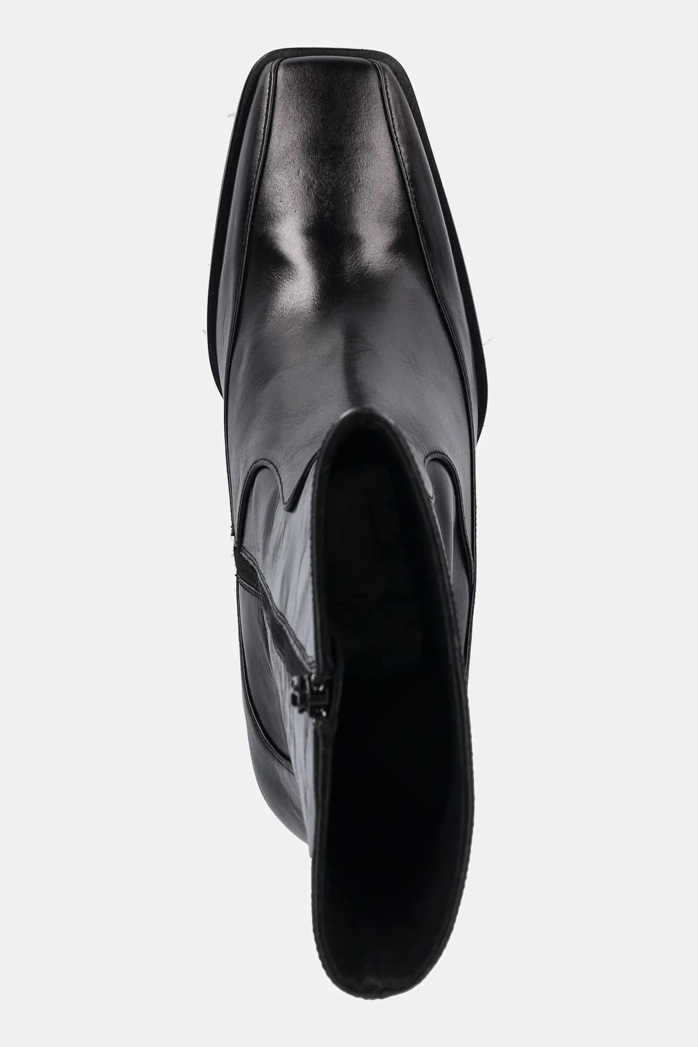 Кожаные ботильоны - фото 4