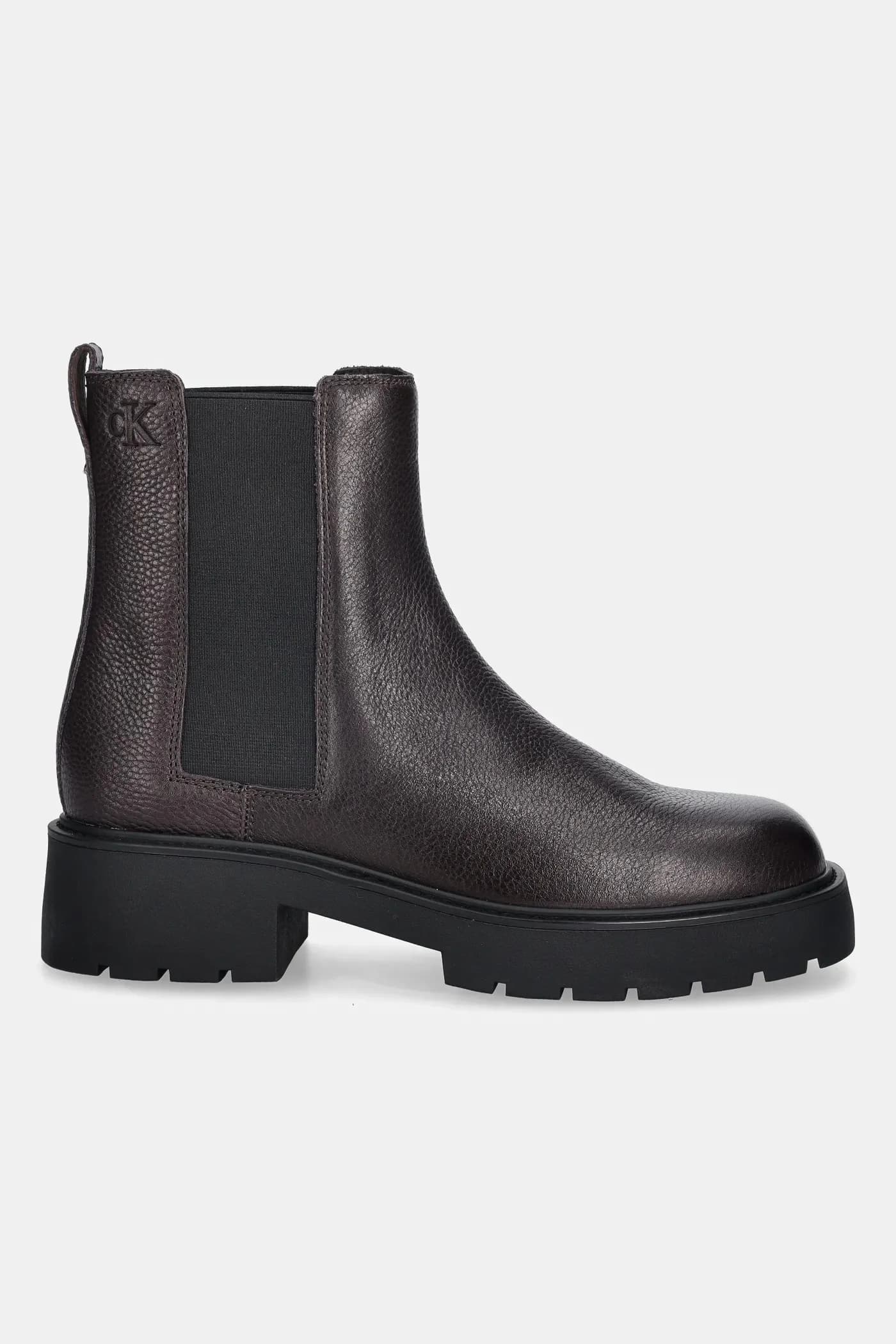CHUNKY CHELSEA BOOT LTH кожаные ботинки челси - фото 2