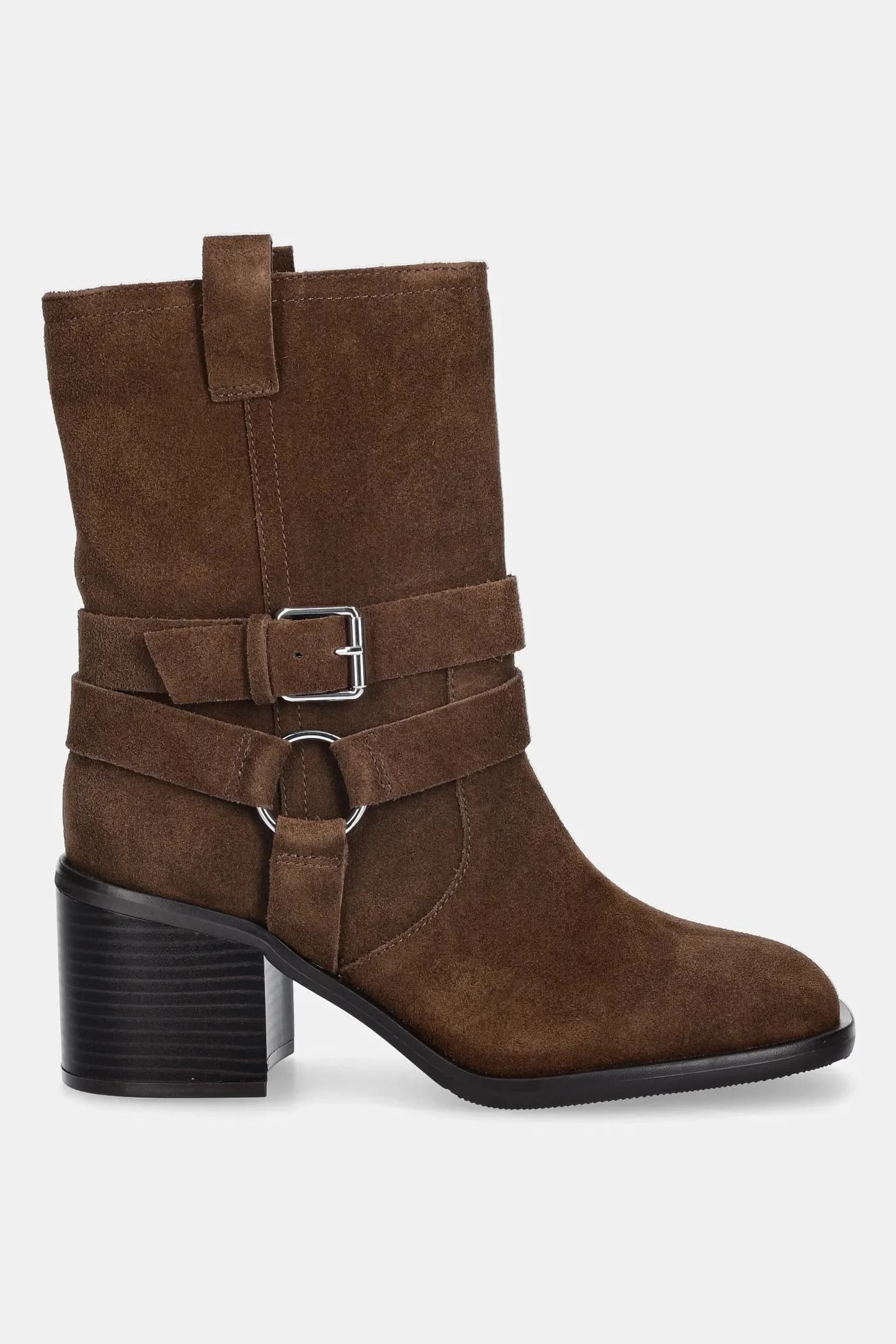 MAGNOLIA замшевые ботильоны - фото 2