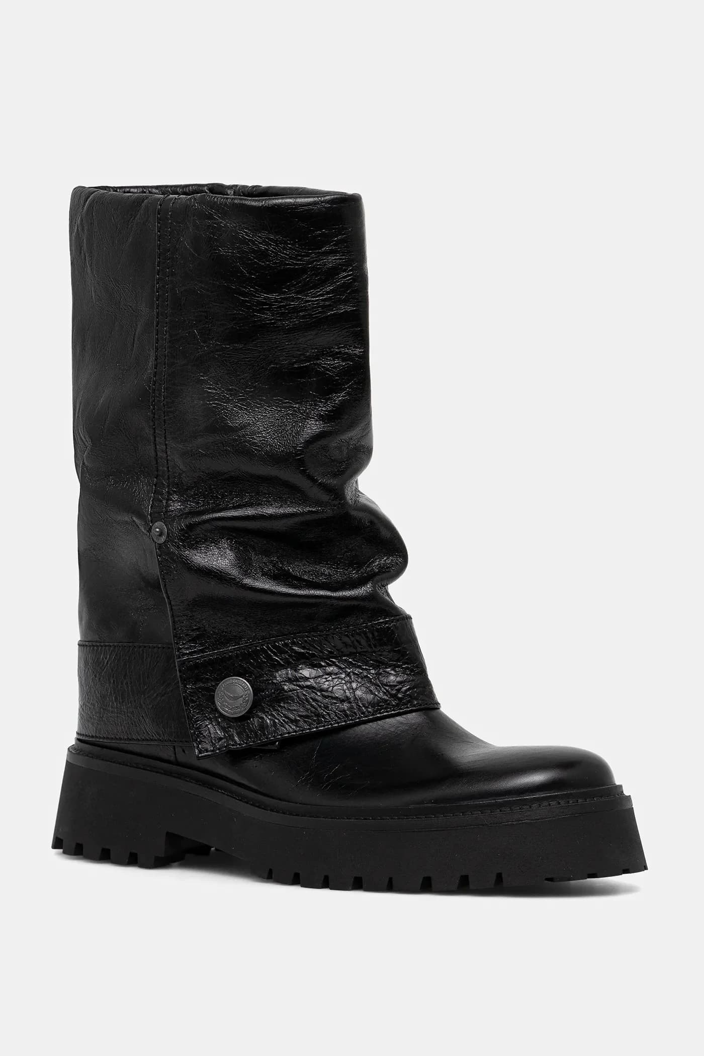 кожаные ботильоны Angie