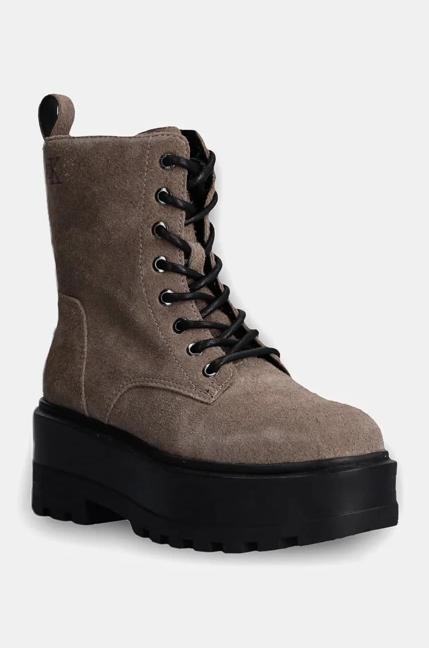 Замшевые сумки FLATFORM ZIP LACEUP MG S