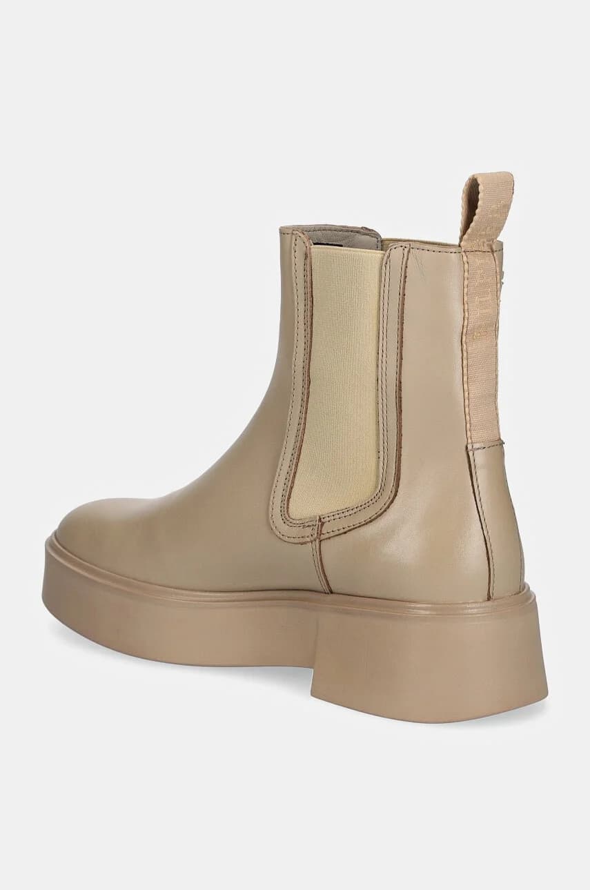 MINIMAL LEATHER CHELSEA LOGOTAPE кожаные ботильоны - фото 3