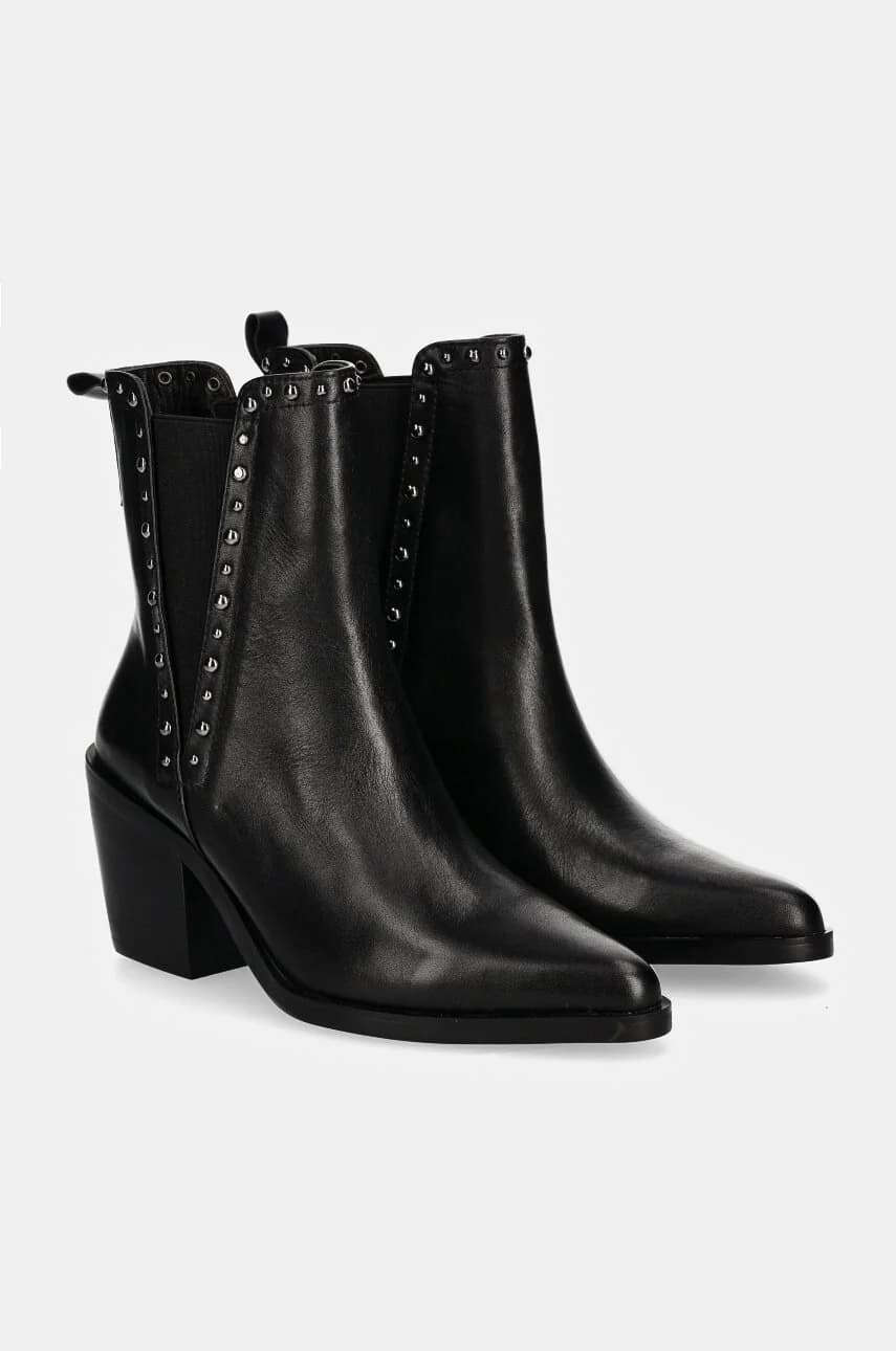 Кожаные ботинки челси - фото 2