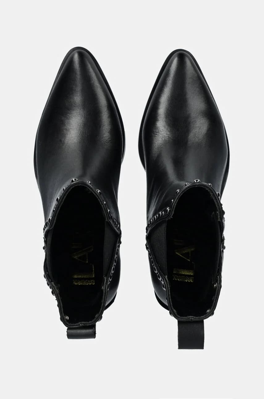 Кожаные ботинки челси - фото 5