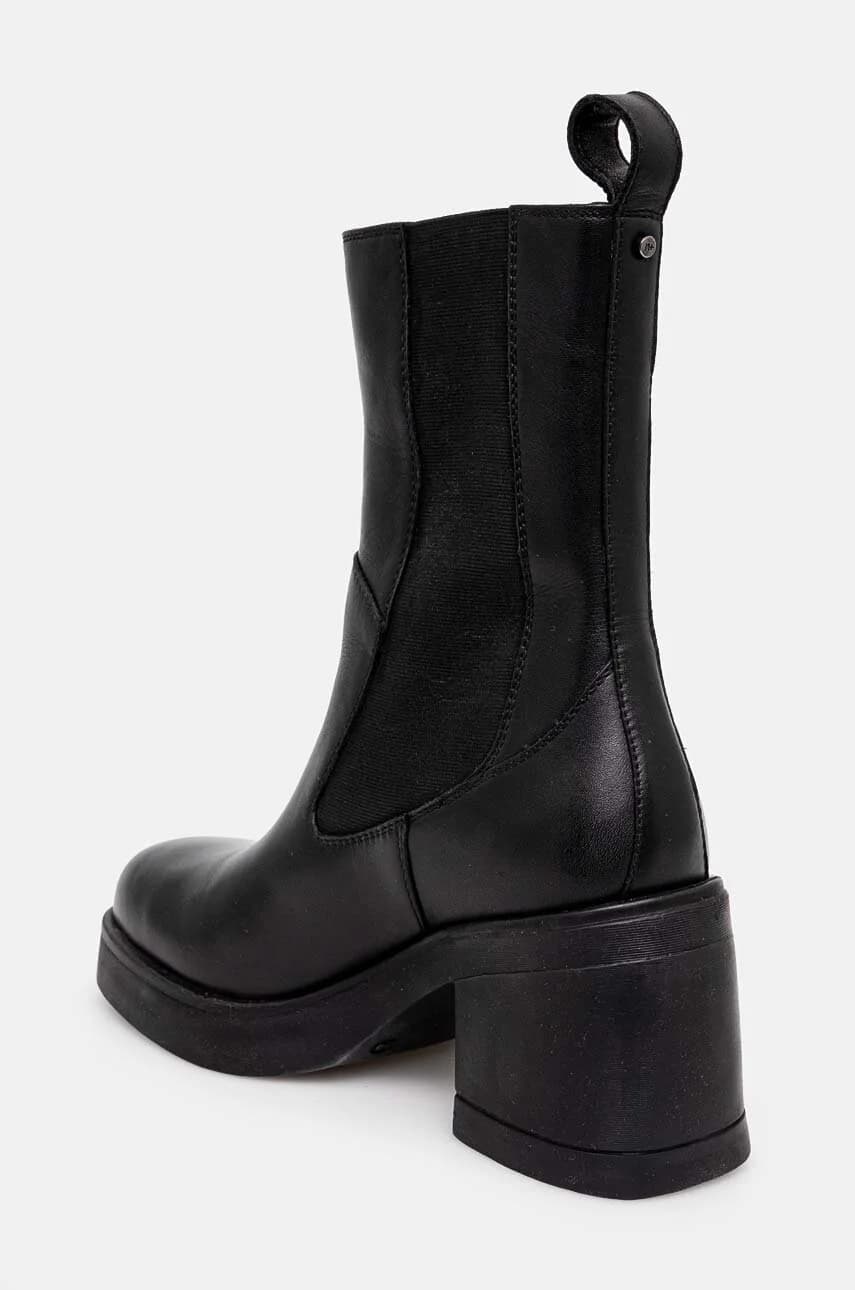 Кожаные ботильоны - фото 5