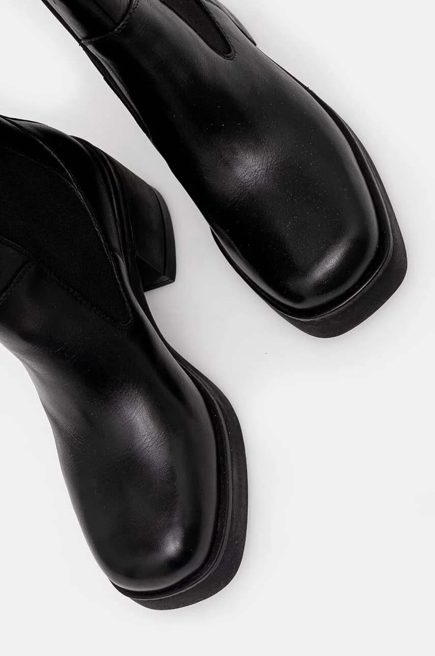 Кожаные ботильоны - фото 6