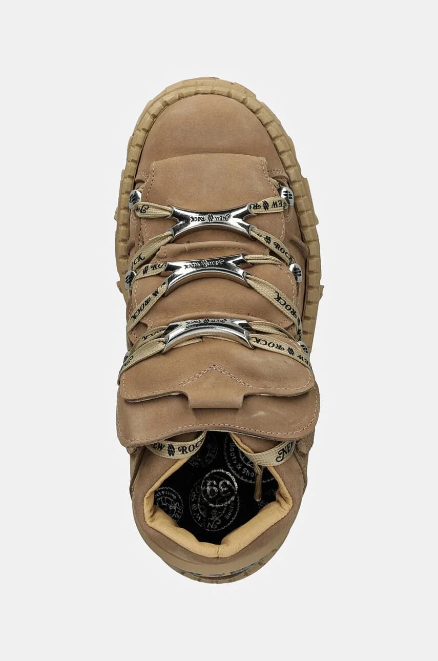 кроссовки SOFTY SAFARI TANK CASCO CUERDA из нубука - фото 4