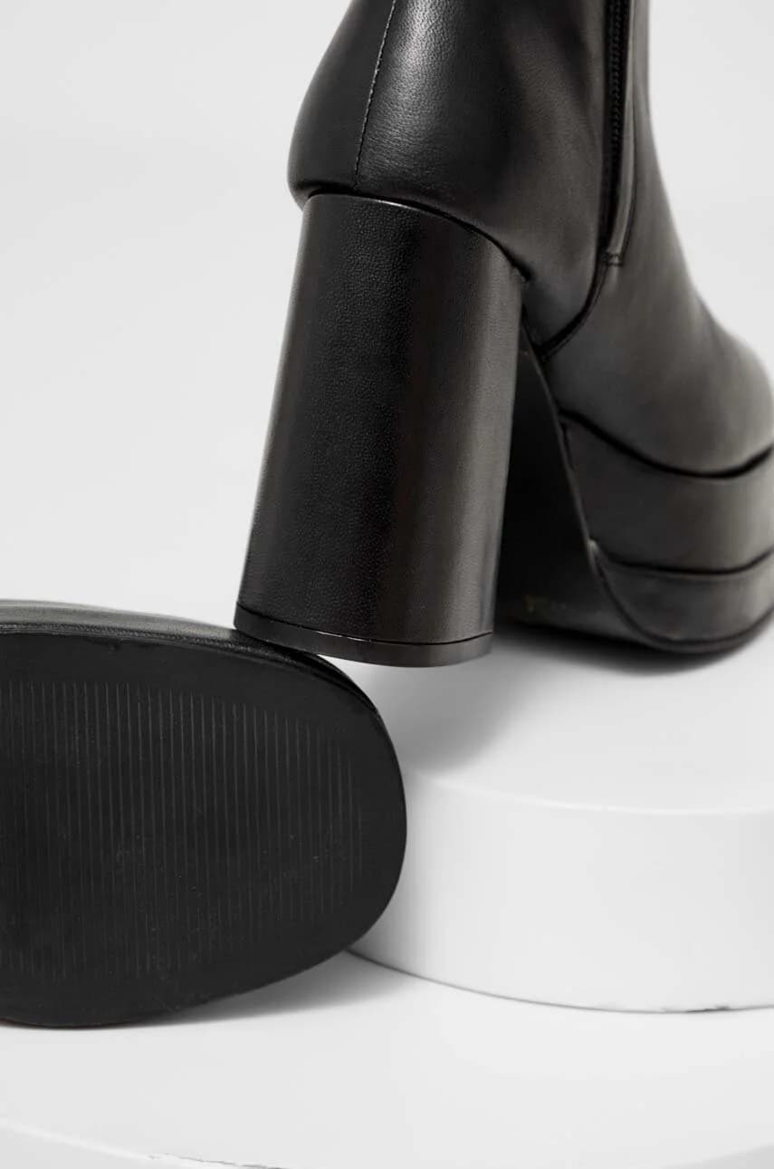 Кожаные ботинки X лимитированной коллекции NO SHAME - фото 2