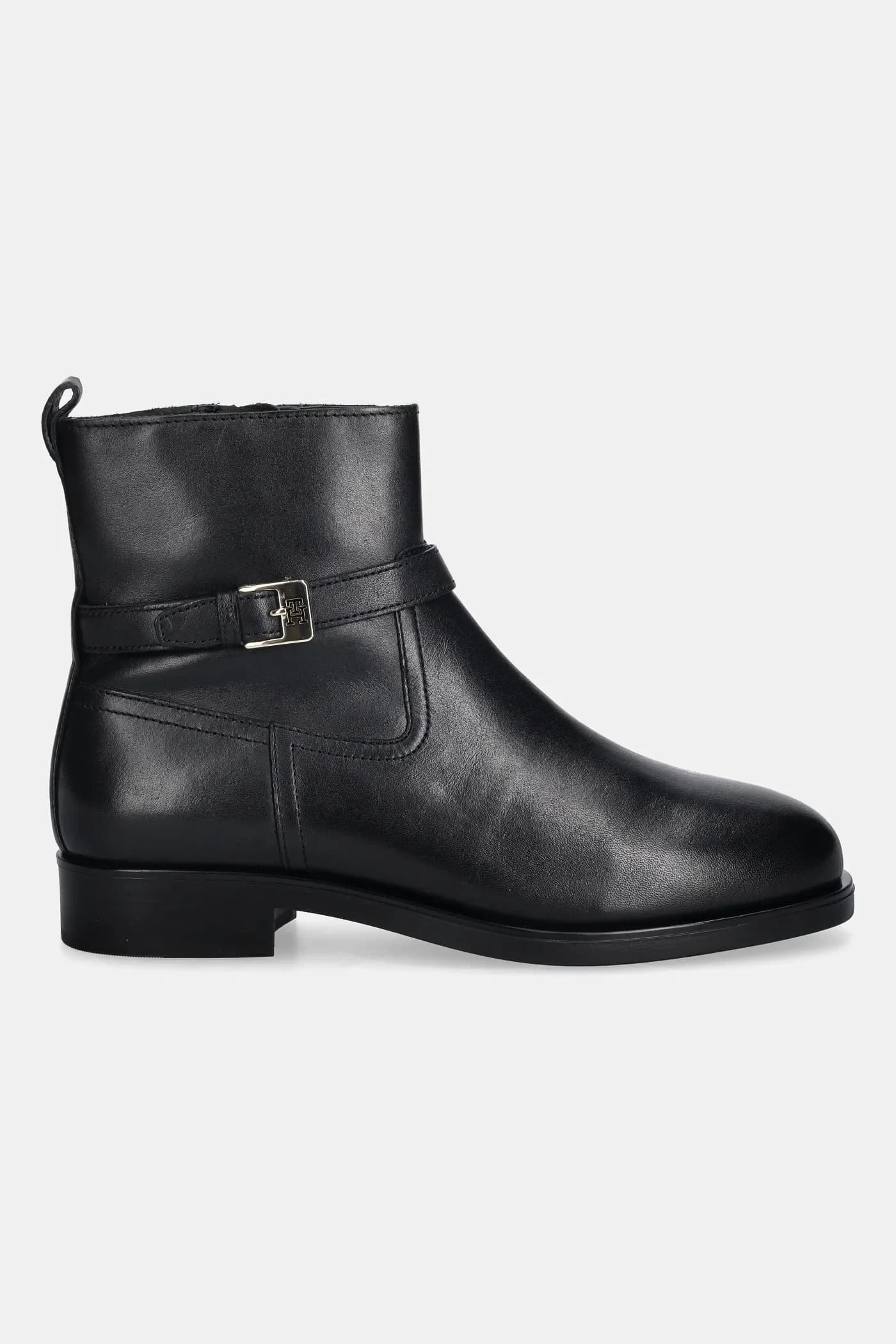 Кожаные ботинки TH BUCKLE RIDING LEATHER BOOTIE - фото 2
