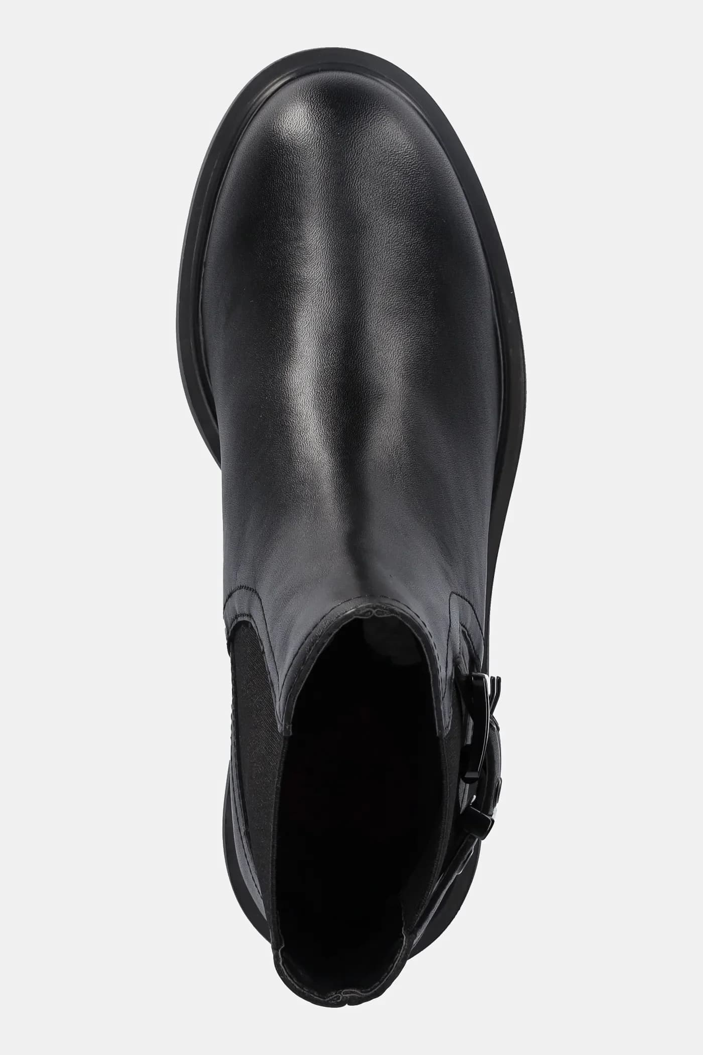 Кожаные ботинки челси - фото 4