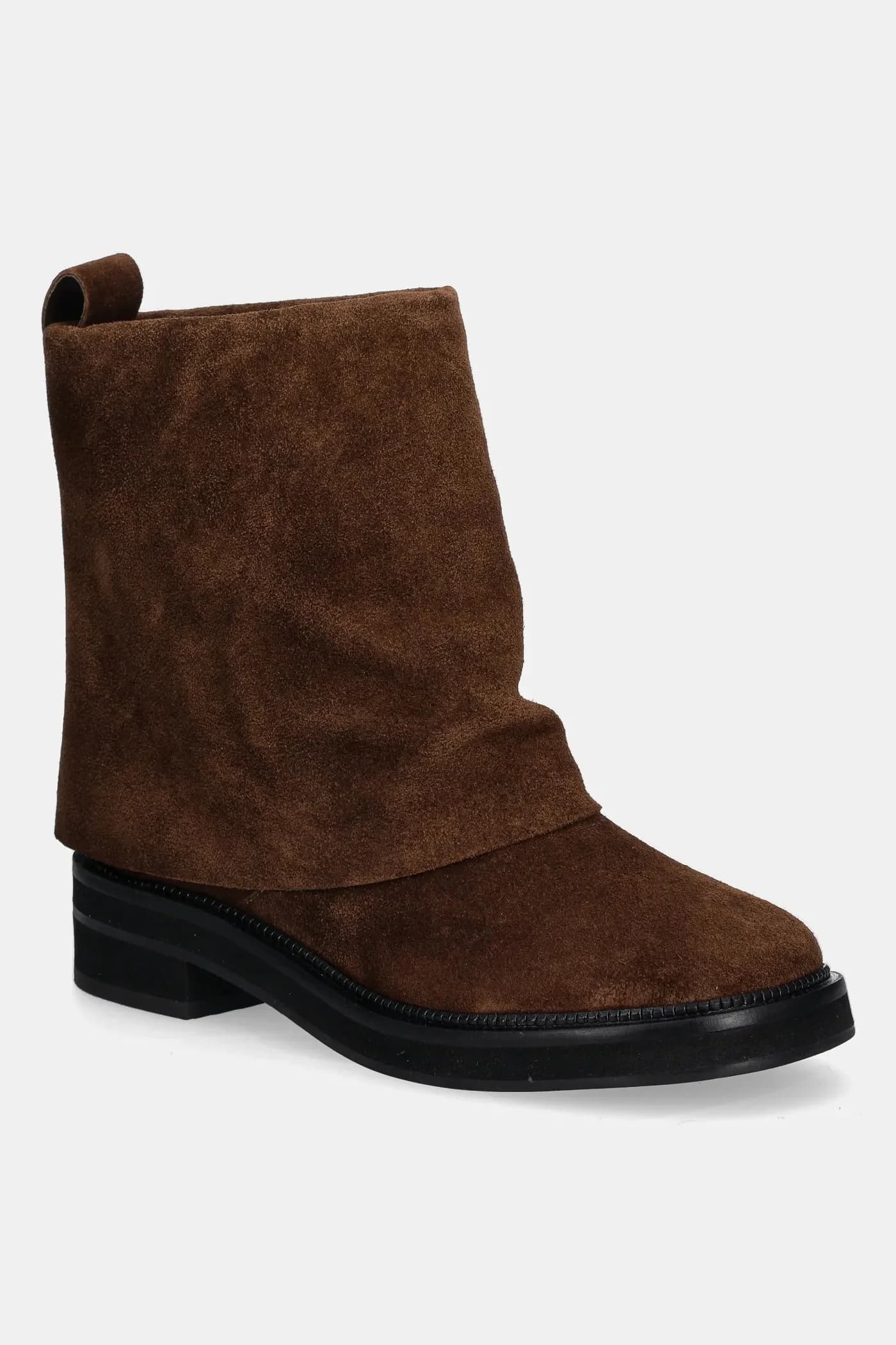 Замшевые ботильоны - фото 2