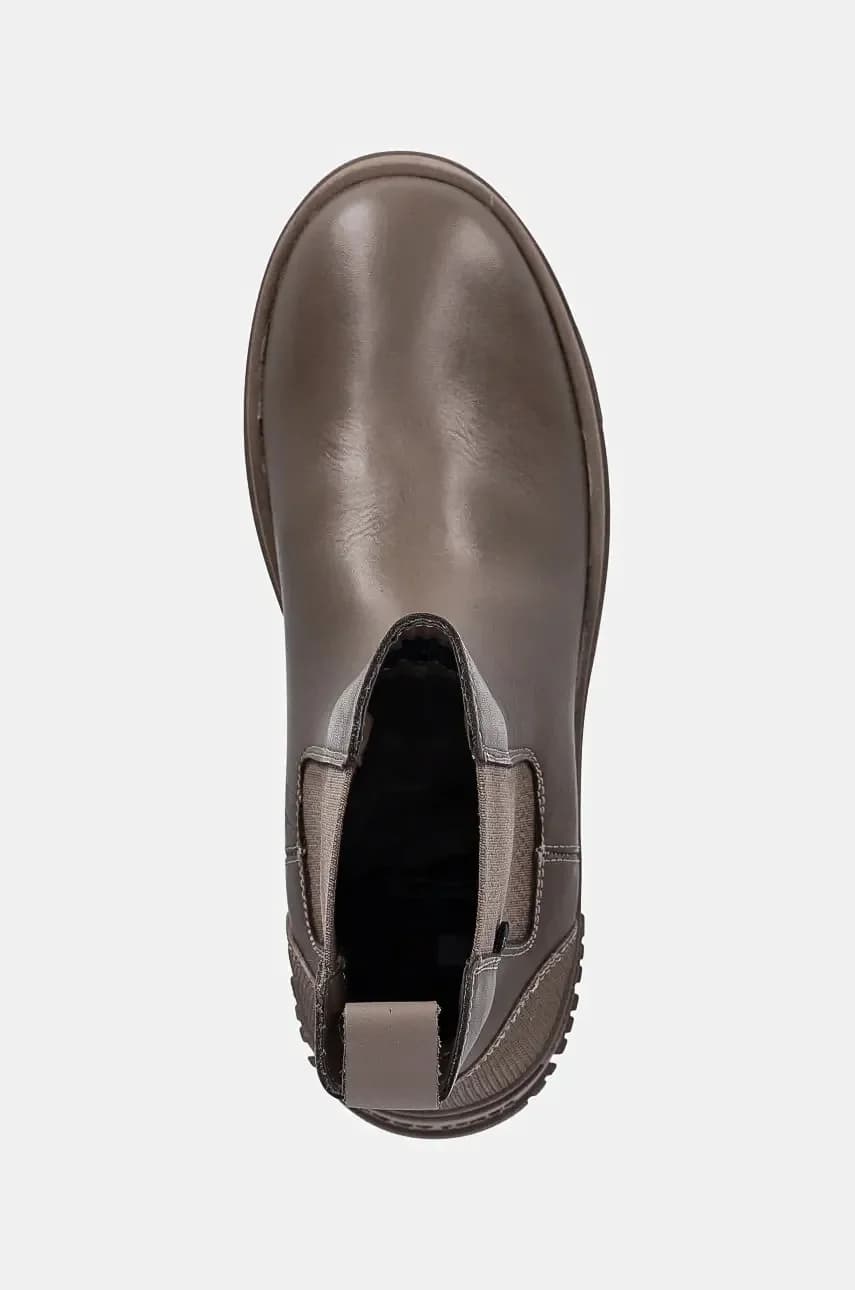 Кожаные ботильоны TJW CHELSEA FLATFORM BOOT - фото 4