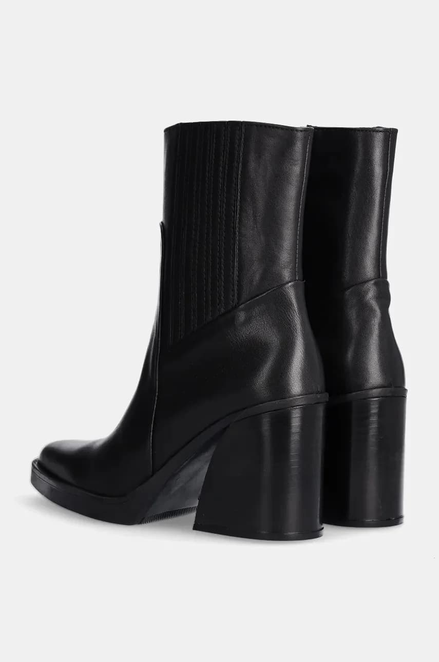 Кожаные ботильоны - фото 4