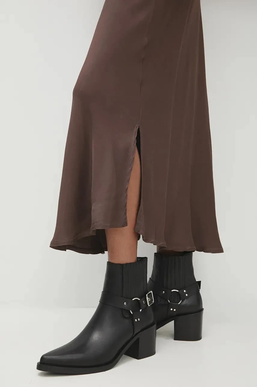 Кожаные ботинки челси