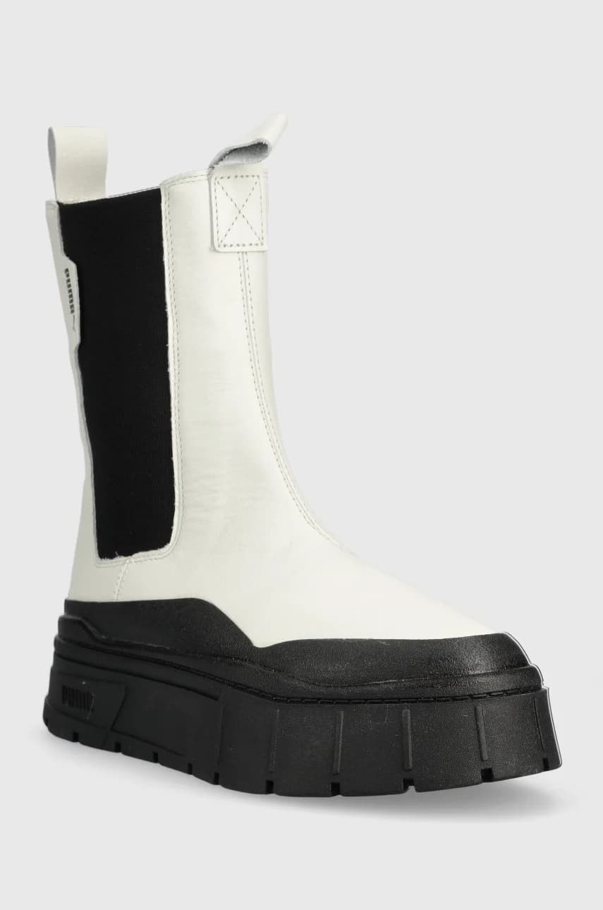 Кожаные ботильоны Mayze Stack - фото 2