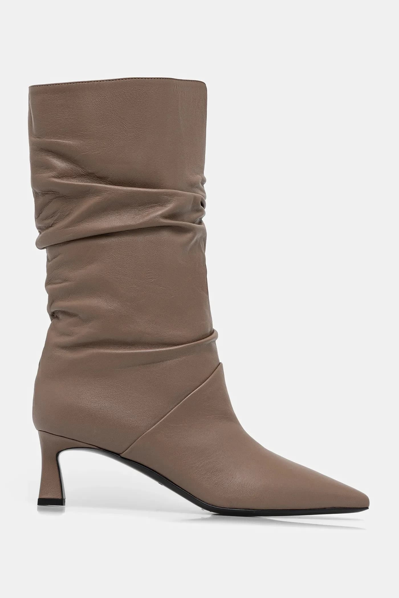 Кожаные ботильоны - фото 2