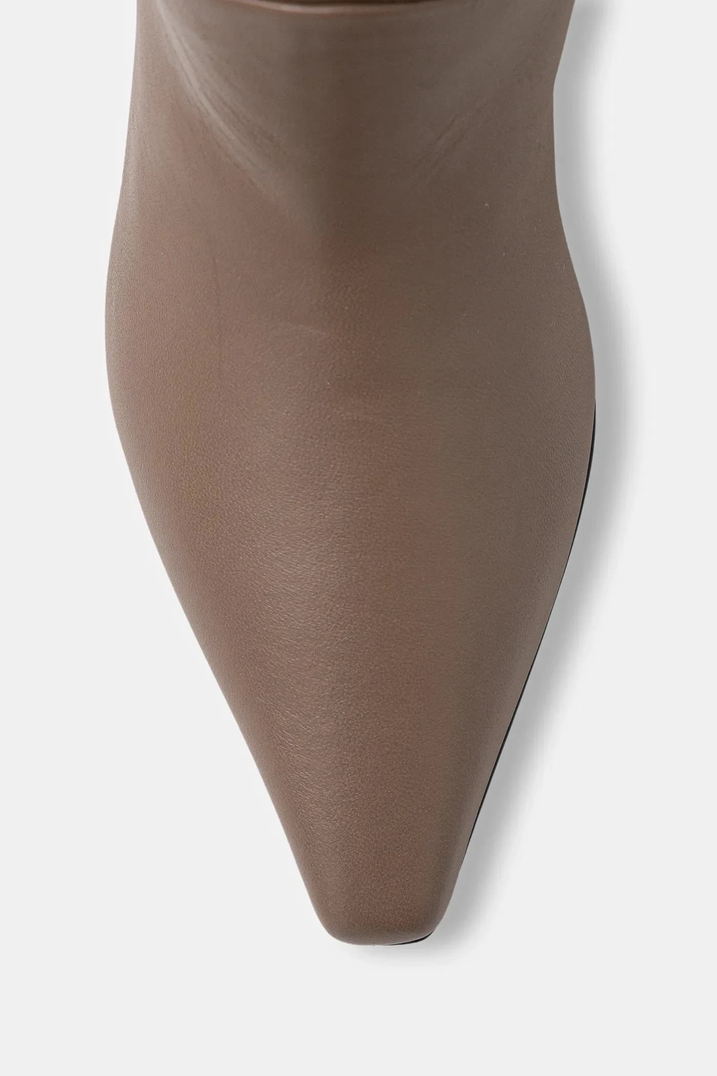 Кожаные ботильоны - фото 4