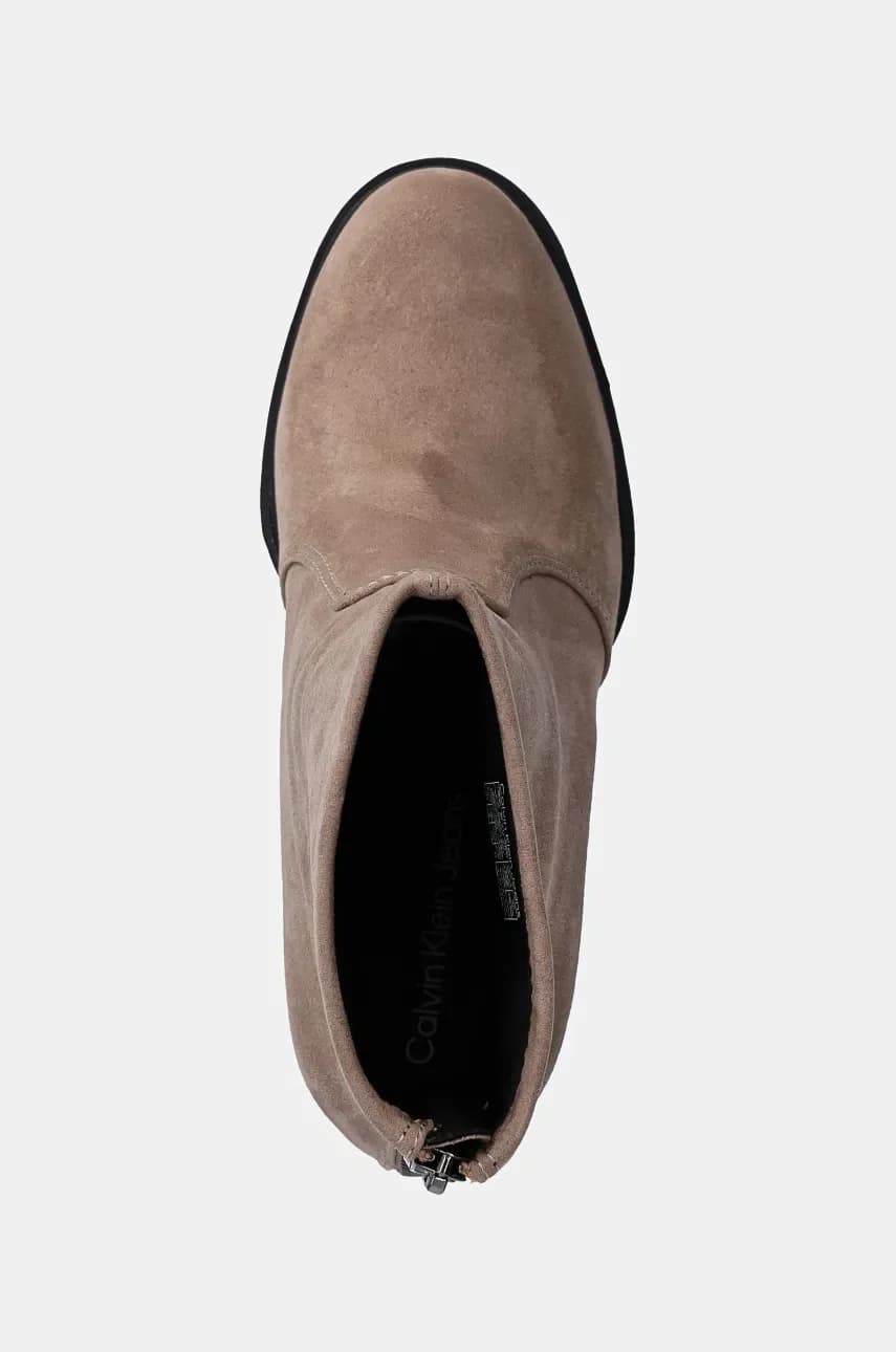 HEEL PLATFORM ZIP BOOT Ботильоны из нержавеющей стали - фото 4