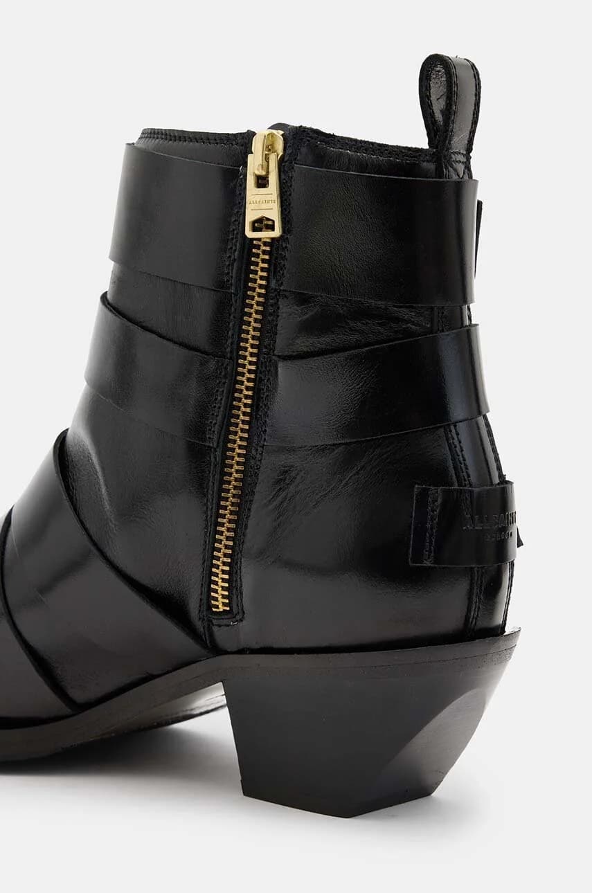 Кожаные ботинки Jane с пряжкой - фото 4