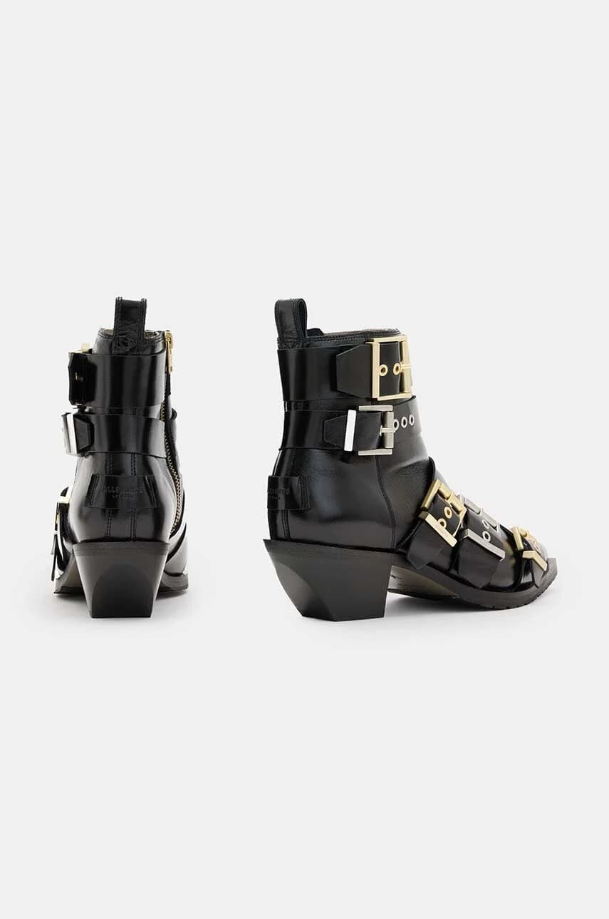 Кожаные ботинки Jane с пряжкой - фото 5