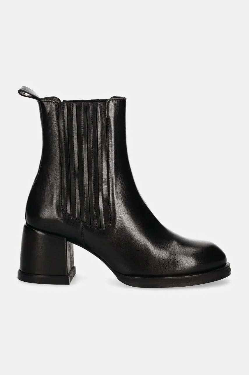 Кожаные ботинки челси - фото 2