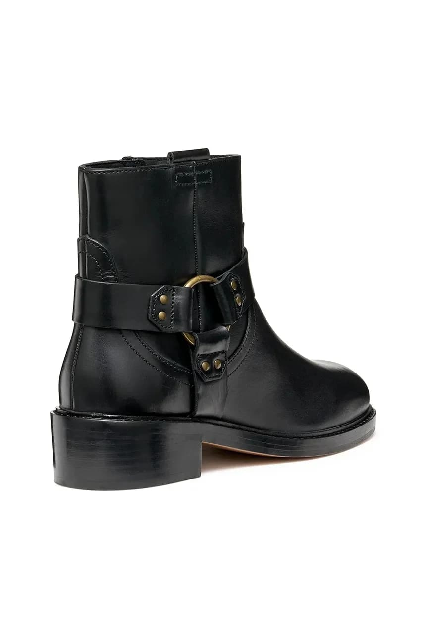 Кожаные ботильоны D NALVIA - фото 3