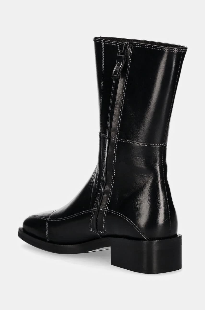 Кожаные ботильоны - фото 3