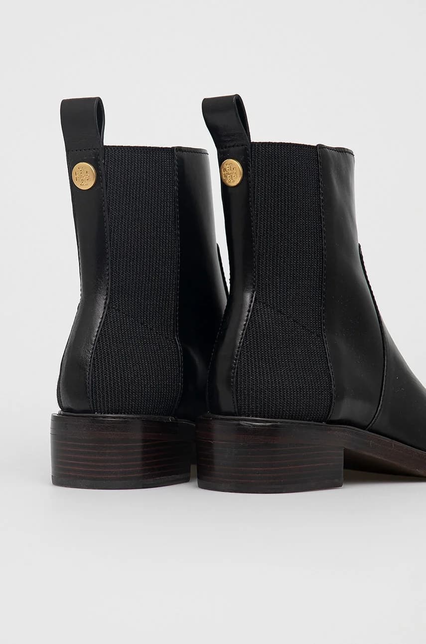 кожаные ботинки челси - фото 3