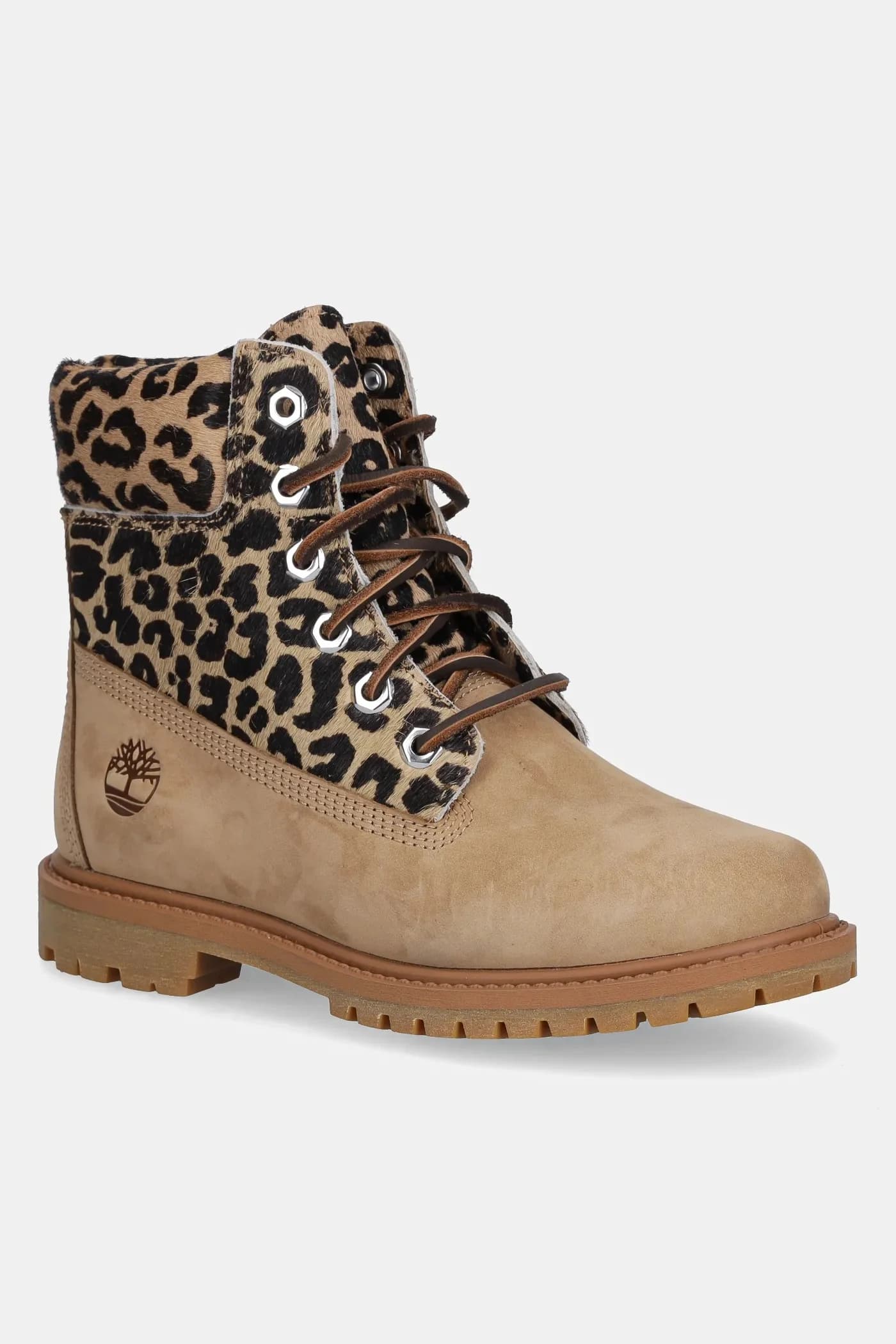 Кожаные рабочие рабочие места премиум-класса на шнуровке 6 дюймов