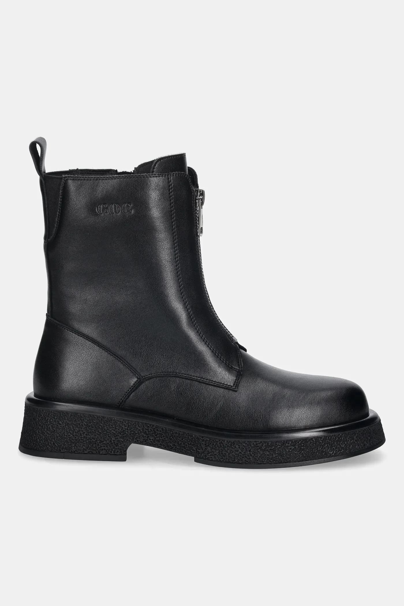 Кожаные ботильоны - фото 2