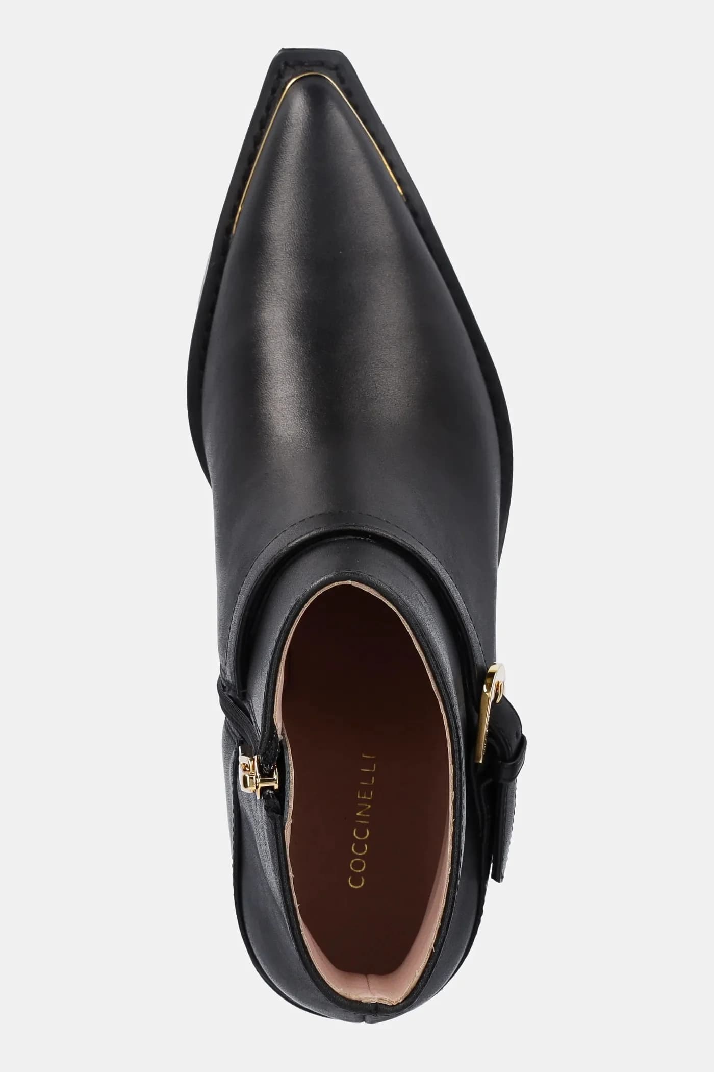 Кожаные ботильоны - фото 4