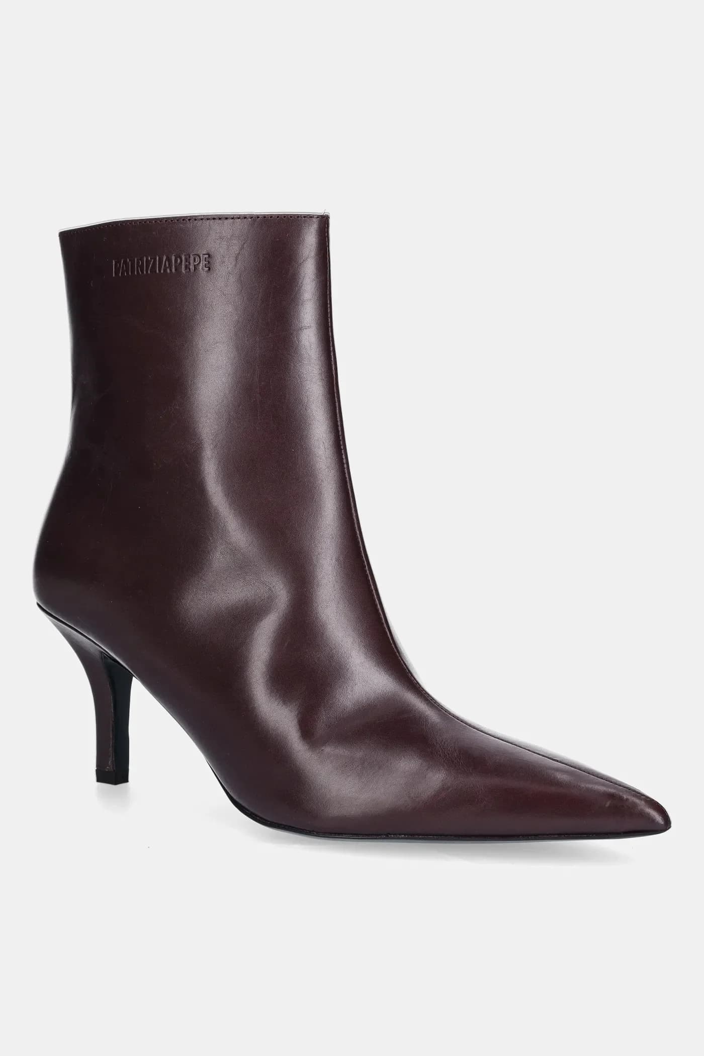 Кожаные ботильоны